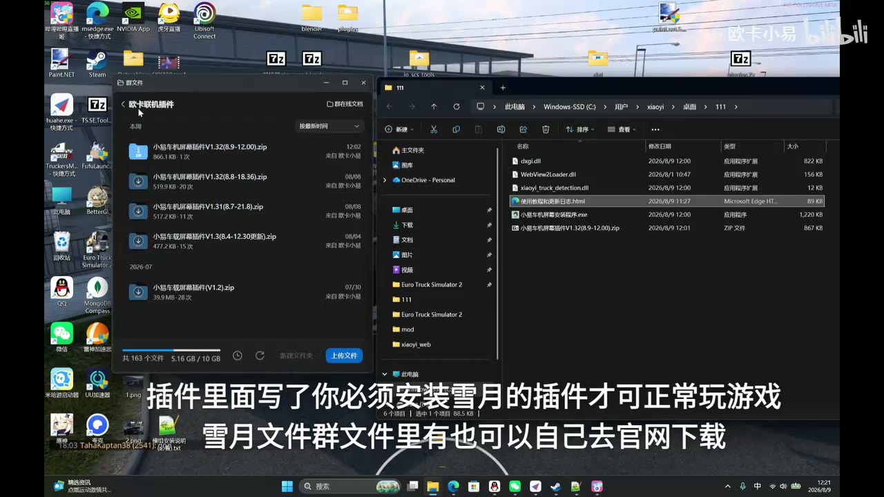把 DLL 文件放进游戏的 win_x64 目录